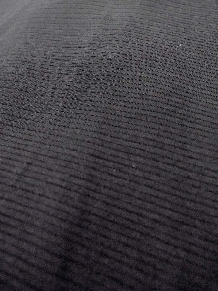 Photo7: N1226D Vintage Japanese kimono   Black MONTSUKI crests for women / Silk.    (Grade B) (7)