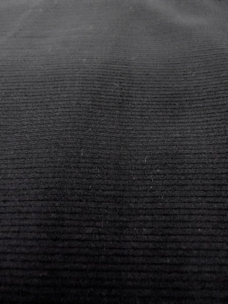 Photo8: N1226D Vintage Japanese kimono   Black MONTSUKI crests for women / Silk.    (Grade B) (8)