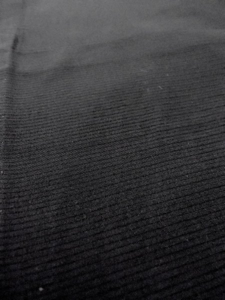 Photo9: N1226D Vintage Japanese kimono   Black MONTSUKI crests for women / Silk.    (Grade B) (9)