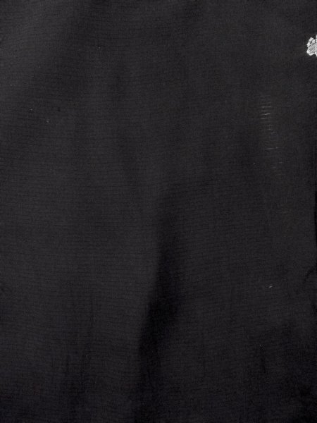 Photo3: N1226E Vintage Japanese kimono   Black MONTSUKI crests for women / Silk.    (Grade B) (3)