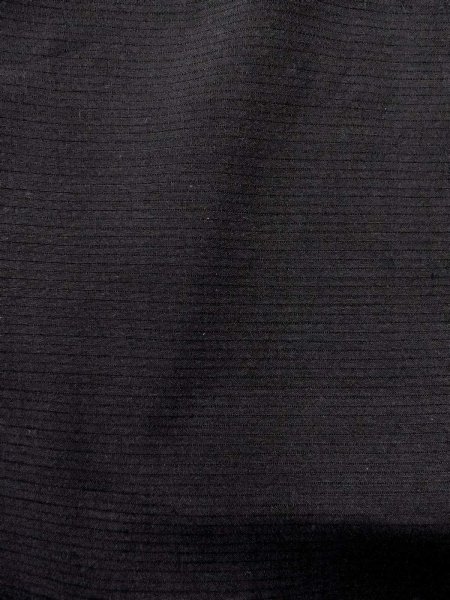 Photo5: N1226E Vintage Japanese kimono   Black MONTSUKI crests for women / Silk.    (Grade B) (5)