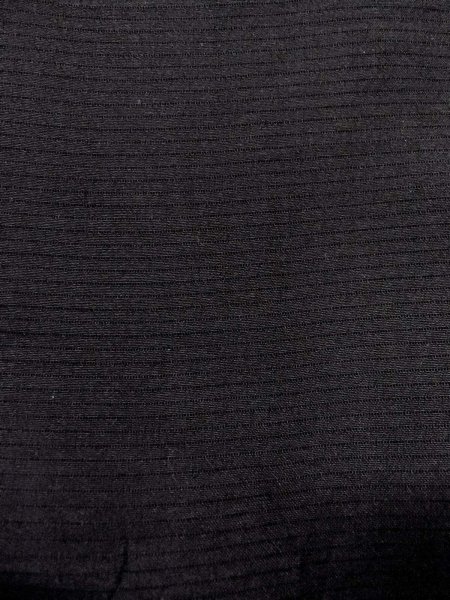 Photo6: N1226E Vintage Japanese kimono   Black MONTSUKI crests for women / Silk.    (Grade B) (6)