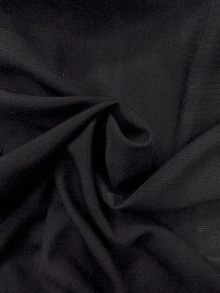 Photo9: Mint N1226G Vintage Japanese kimono   Black MONTSUKI crests for women / Silk.    (Grade A) (9)