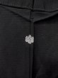 Photo3: N1226H Vintage Japanese kimono   Black MONTSUKI crests for women / Silk.    (Grade B) (3)