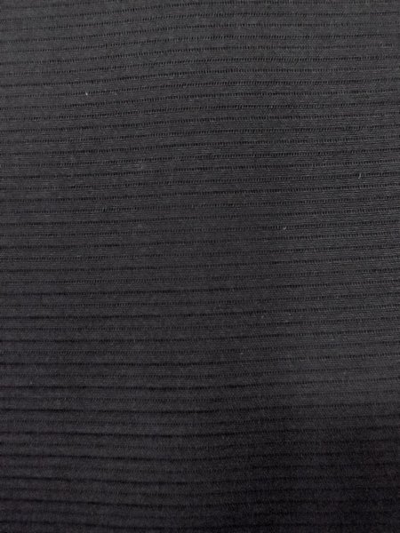 Photo6: N1226H Vintage Japanese kimono   Black MONTSUKI crests for women / Silk.    (Grade B) (6)