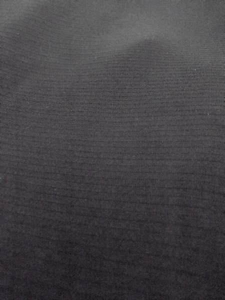 Photo8: N1226H Vintage Japanese kimono   Black MONTSUKI crests for women / Silk.    (Grade B) (8)