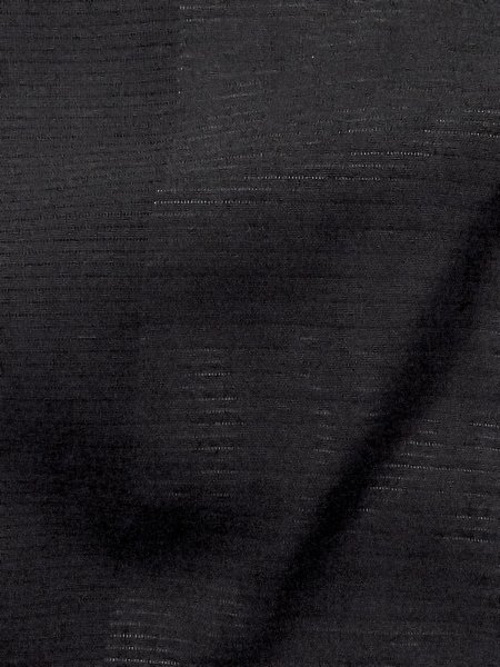 Photo6: N1226J Vintage Japanese kimono   Black MONTSUKI crests for women / Silk.    (Grade B) (6)