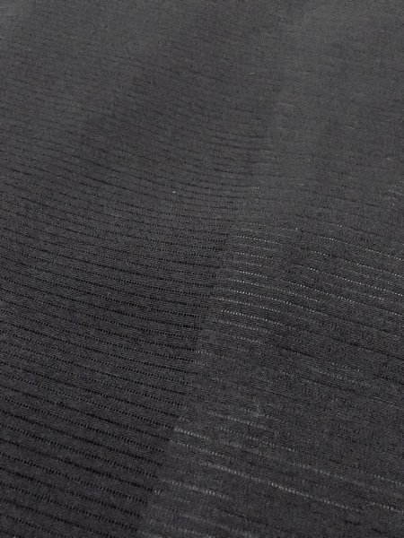 Photo7: N1226J Vintage Japanese kimono   Black MONTSUKI crests for women / Silk.    (Grade B) (7)