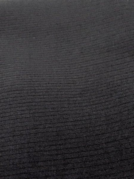 Photo9: N1226J Vintage Japanese kimono   Black MONTSUKI crests for women / Silk.    (Grade B) (9)