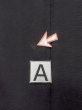 Photo13: N1226J Vintage Japanese kimono   Black MONTSUKI crests for women / Silk.    (Grade B) (13)