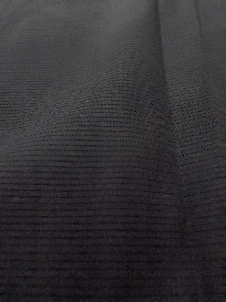 Photo7: Mint N1226K Vintage Japanese kimono   Black MONTSUKI crests for women / Silk.    (Grade A) (7)