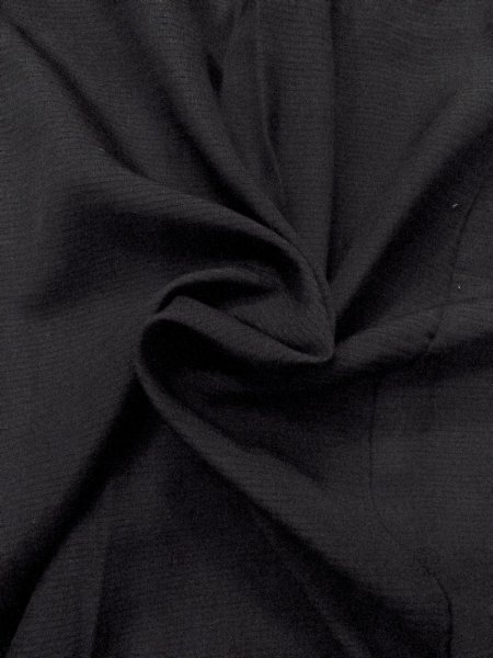 Photo9: Mint N1226K Vintage Japanese kimono   Black MONTSUKI crests for women / Silk.    (Grade A) (9)