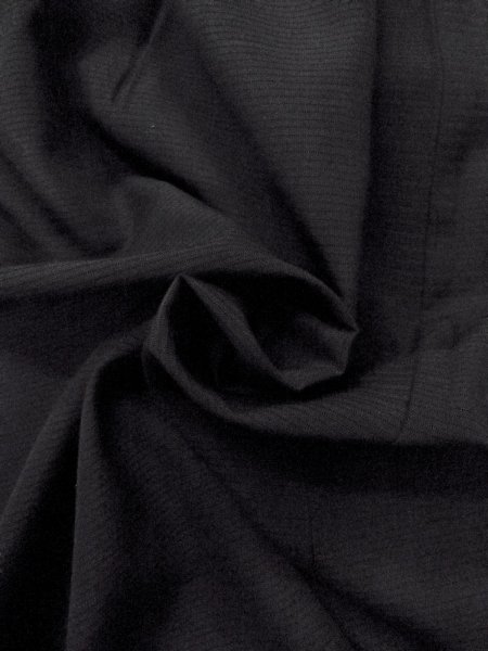 Photo10: Mint N1226K Vintage Japanese kimono   Black MONTSUKI crests for women / Silk.    (Grade A) (10)