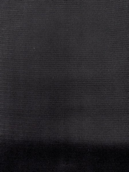 Photo4: N1226L Vintage Japanese kimono   Black MONTSUKI crests for women / Silk.    (Grade B) (4)