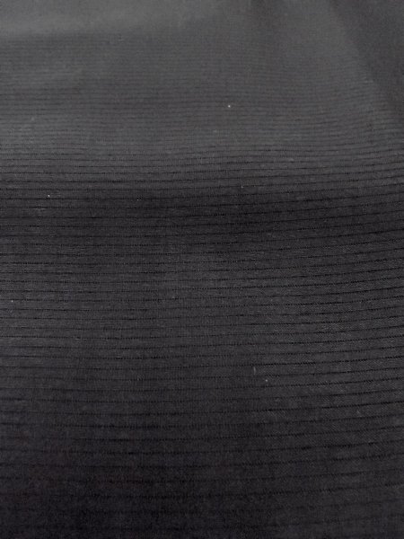 Photo8: N1226L Vintage Japanese kimono   Black MONTSUKI crests for women / Silk.    (Grade B) (8)