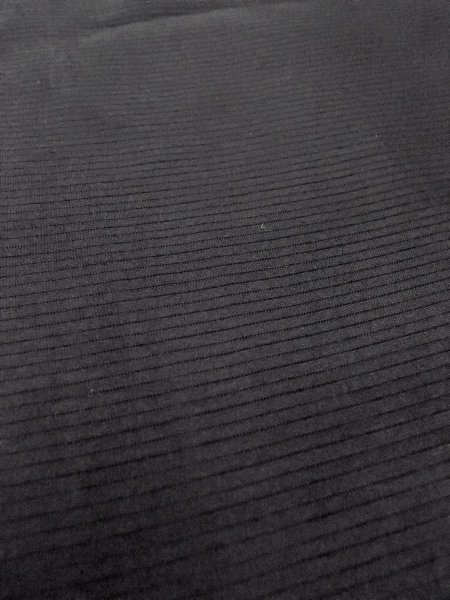 Photo9: N1226L Vintage Japanese kimono   Black MONTSUKI crests for women / Silk.    (Grade B) (9)