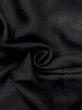 Photo11: N1226L Vintage Japanese kimono   Black MONTSUKI crests for women / Silk.    (Grade B) (11)