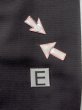 Photo15: N1226M Vintage Japanese kimono   Black MONTSUKI crests for women / Silk.    (Grade B) (15)