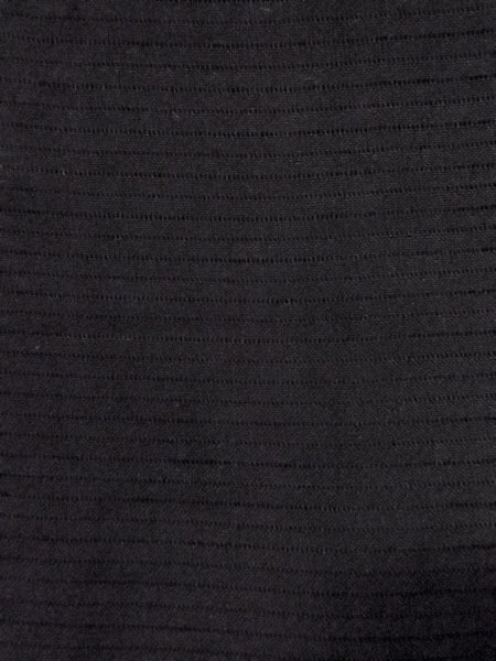 Photo6: N1226N Vintage Japanese kimono   Black MONTSUKI crests for women / Silk.    (Grade D) (6)
