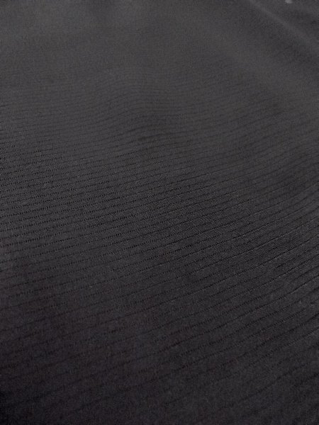 Photo8: N1226N Vintage Japanese kimono   Black MONTSUKI crests for women / Silk.    (Grade D) (8)