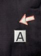 Photo12: N1226N Vintage Japanese kimono   Black MONTSUKI crests for women / Silk.    (Grade D) (12)