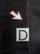 Photo15: N1226N Vintage Japanese kimono   Black MONTSUKI crests for women / Silk.    (Grade D) (15)