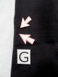 Photo18: N1226N Vintage Japanese kimono   Black MONTSUKI crests for women / Silk.    (Grade D) (18)