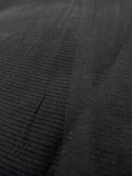 Photo6: N1226O Vintage Japanese kimono   Black MONTSUKI crests for women / Silk.  There is an impression of use.  (Grade D) (6)