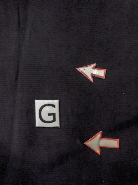 Photo17: N1226O Vintage Japanese kimono   Black MONTSUKI crests for women / Silk.  There is an impression of use.  (Grade D) (17)