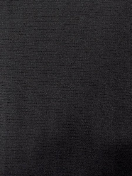 Photo4: N1226P Vintage Japanese kimono   Black MONTSUKI crests for women / Silk.    (Grade B) (4)