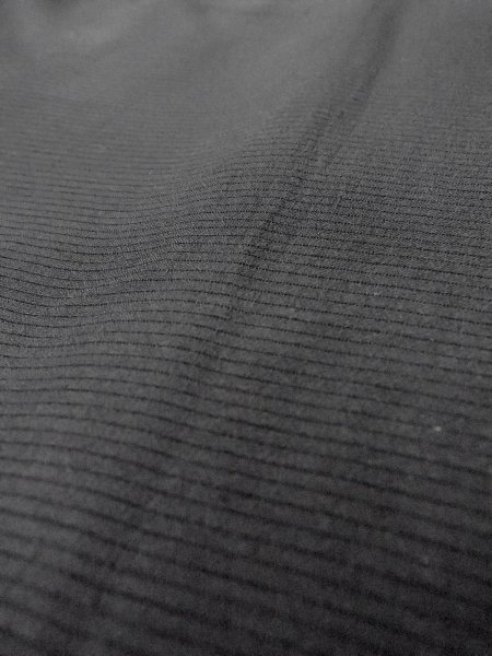 Photo6: N1226P Vintage Japanese kimono   Black MONTSUKI crests for women / Silk.    (Grade B) (6)