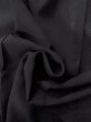 Photo11: N1226R Vintage Japanese kimono   Black MONTSUKI crests for women / Silk.    (Grade B) (11)