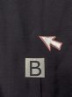 Photo14: N1226R Vintage Japanese kimono   Black MONTSUKI crests for women / Silk.    (Grade B) (14)