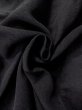 Photo9: N1226S Vintage Japanese kimono   Black MONTSUKI crests for women / Silk.    (Grade C) (9)