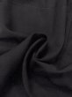 Photo10: N1226T Vintage Japanese kimono   Black MONTSUKI crests for women / Silk.    (Grade B) (10)