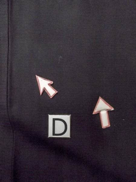 Photo17: N1226T Vintage Japanese kimono   Black MONTSUKI crests for women / Silk.    (Grade B) (17)