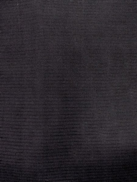 Photo4: N1226U Vintage Japanese kimono   Black MONTSUKI crests for women / Silk.    (Grade B) (4)