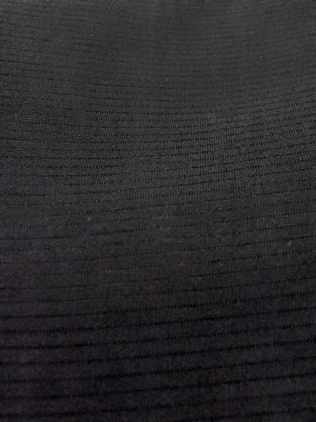 Photo8: N1226U Vintage Japanese kimono   Black MONTSUKI crests for women / Silk.    (Grade B) (8)