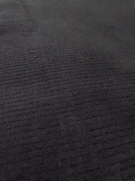 Photo9: N1226U Vintage Japanese kimono   Black MONTSUKI crests for women / Silk.    (Grade B) (9)