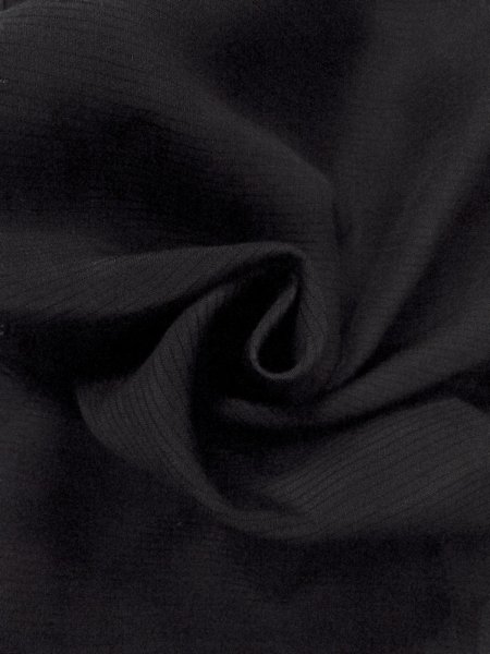 Photo11: N1226U Vintage Japanese kimono   Black MONTSUKI crests for women / Silk.    (Grade B) (11)