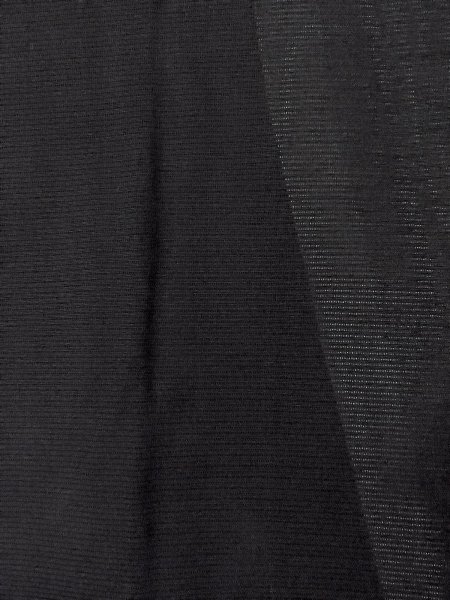 Photo5: N1226V Vintage Japanese kimono   Black MONTSUKI crests for women / Silk.    (Grade B) (5)