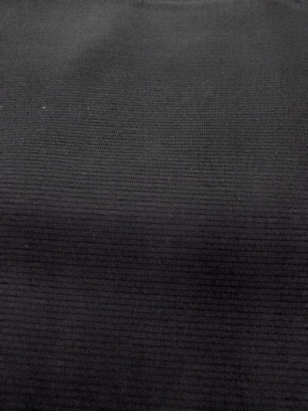 Photo9: N1226V Vintage Japanese kimono   Black MONTSUKI crests for women / Silk.    (Grade B) (9)