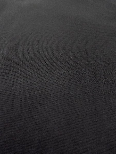 Photo10: N1226V Vintage Japanese kimono   Black MONTSUKI crests for women / Silk.    (Grade B) (10)