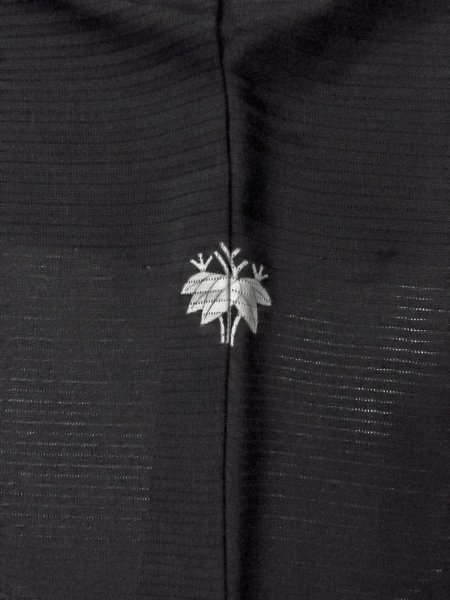 Photo3: N1226X Vintage Japanese kimono   Black MONTSUKI crests for women / Silk.    (Grade B) (3)