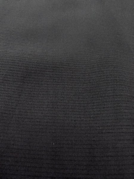 Photo7: N1226X Vintage Japanese kimono   Black MONTSUKI crests for women / Silk.    (Grade B) (7)