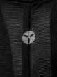 Photo5: N1226Y Vintage Japanese kimono   Black MONTSUKI crests for women / Silk.    (Grade B) (5)
