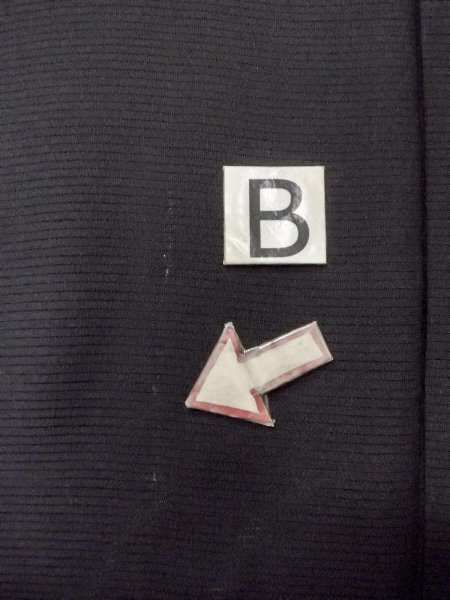 Photo13: N1226Y Vintage Japanese kimono   Black MONTSUKI crests for women / Silk.    (Grade B) (13)