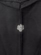 Photo3: Mint N1226Z Vintage Japanese kimono   Black MONTSUKI crests for women / Silk.    (Grade A) (3)