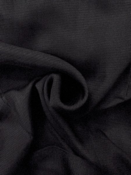 Photo9: N1227B Vintage Japanese kimono   Black MONTSUKI crests for women / Silk.    (Grade C) (9)