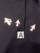 Photo11: N1227B Vintage Japanese kimono   Black MONTSUKI crests for women / Silk.    (Grade C) (11)